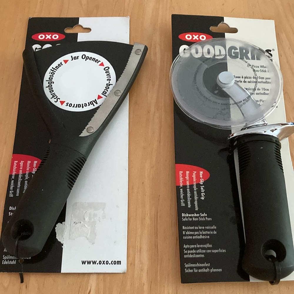 Oxo Black and Silver Kitchen Tools
